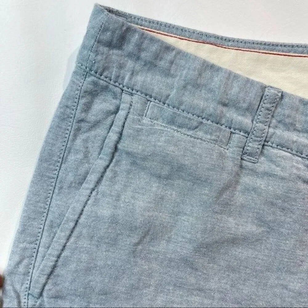 H&M LOGG Mens light blue Cotton chino shorts Sz 34